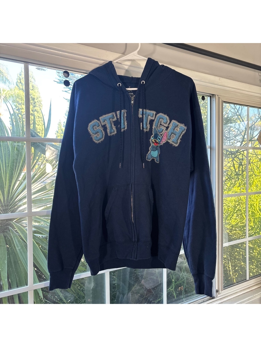 DisneyLand Stitch Zip-up hoodie